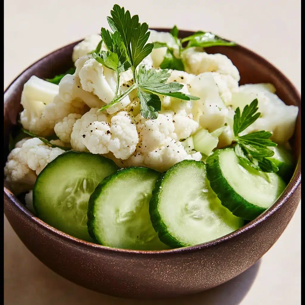 Cauliflower Cucumber Salad Recipe