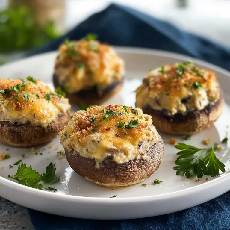 Chicken Stuffed Mushrooms Recipe