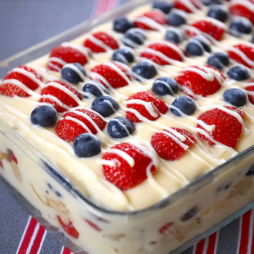 No Bake Summer Berry Icebox Cake Recipe - Recipe Image
