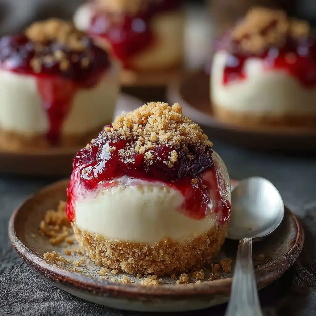 Twice-Baked Rhubarb Cheesecake Bombs Recipe