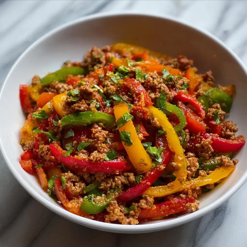 Ground Turkey and Peppers Recipe