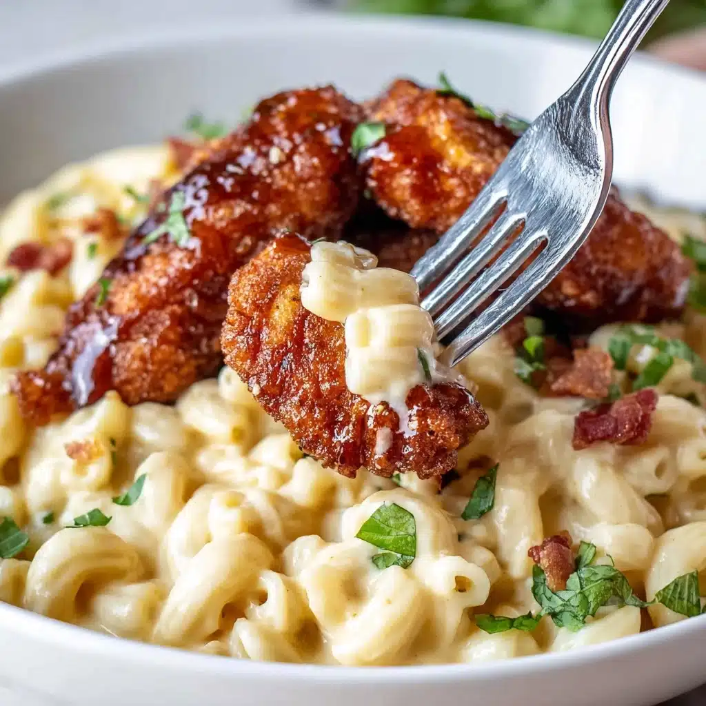 Honey Pepper Chicken Mac and Cheese Recipe - Recipe Image