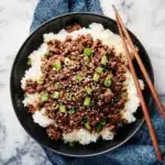 Korean Ground Beef and Rice Bowls Recipe