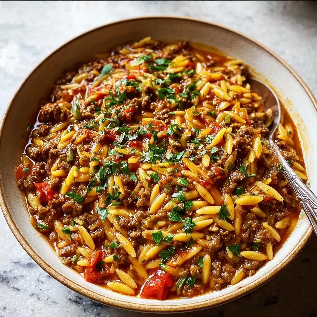 Ground Beef Orzo Recipe - Recipe Image