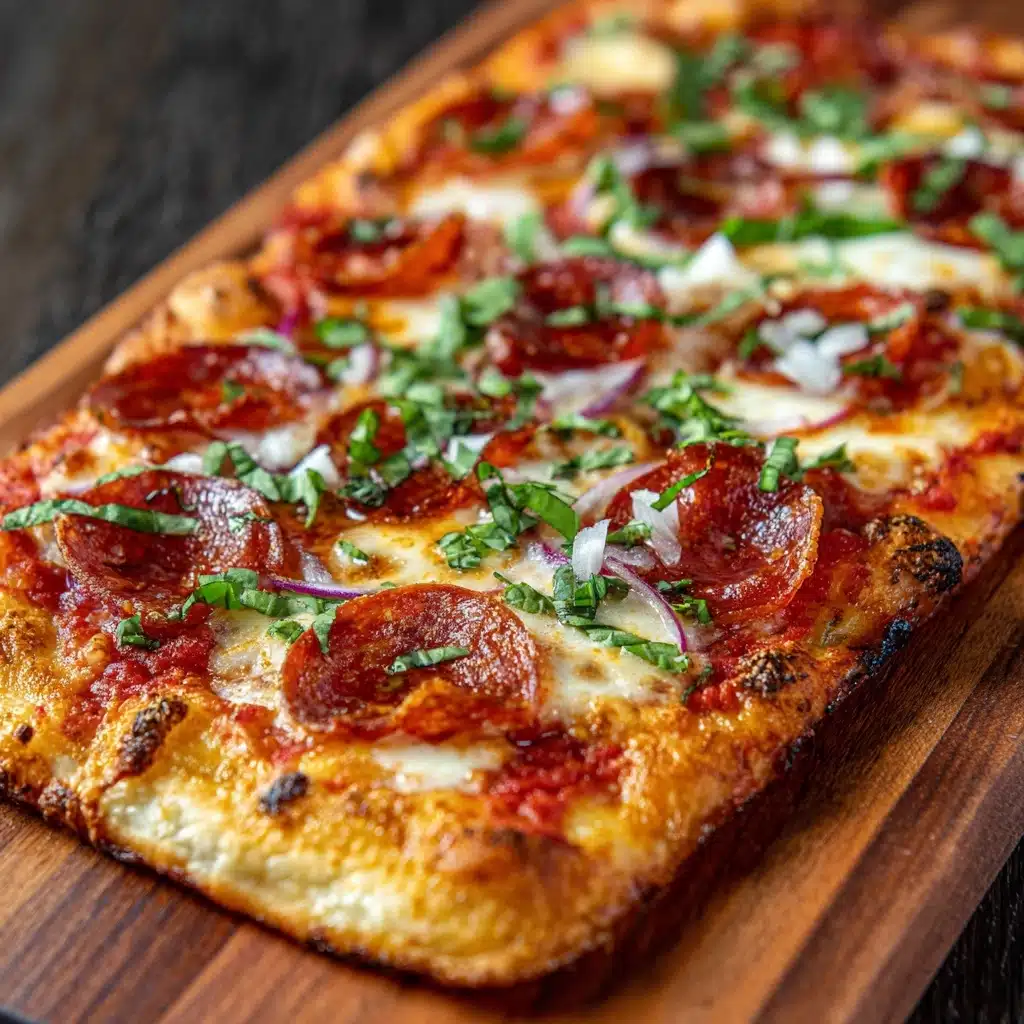 Hot Honey Garlic Flatbread Pizzas Recipe - Recipe Image