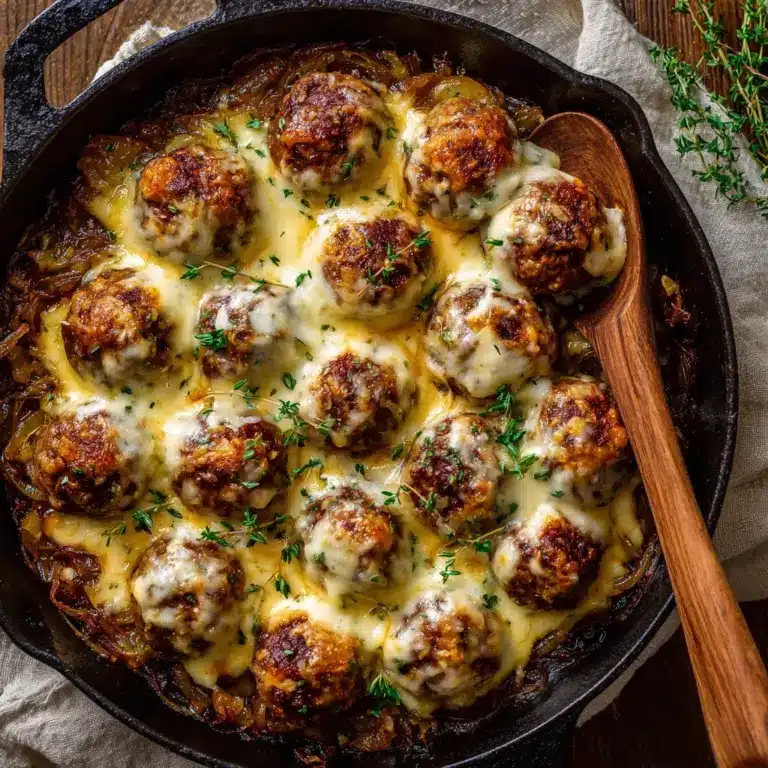 French Onion Meatballs Recipe
