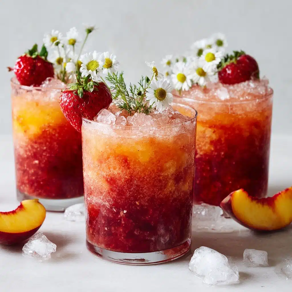 Strawberry Peach Spritzer Recipe - Recipe Image