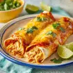 High Protein Chicken Enchiladas (30-minute) Recipe