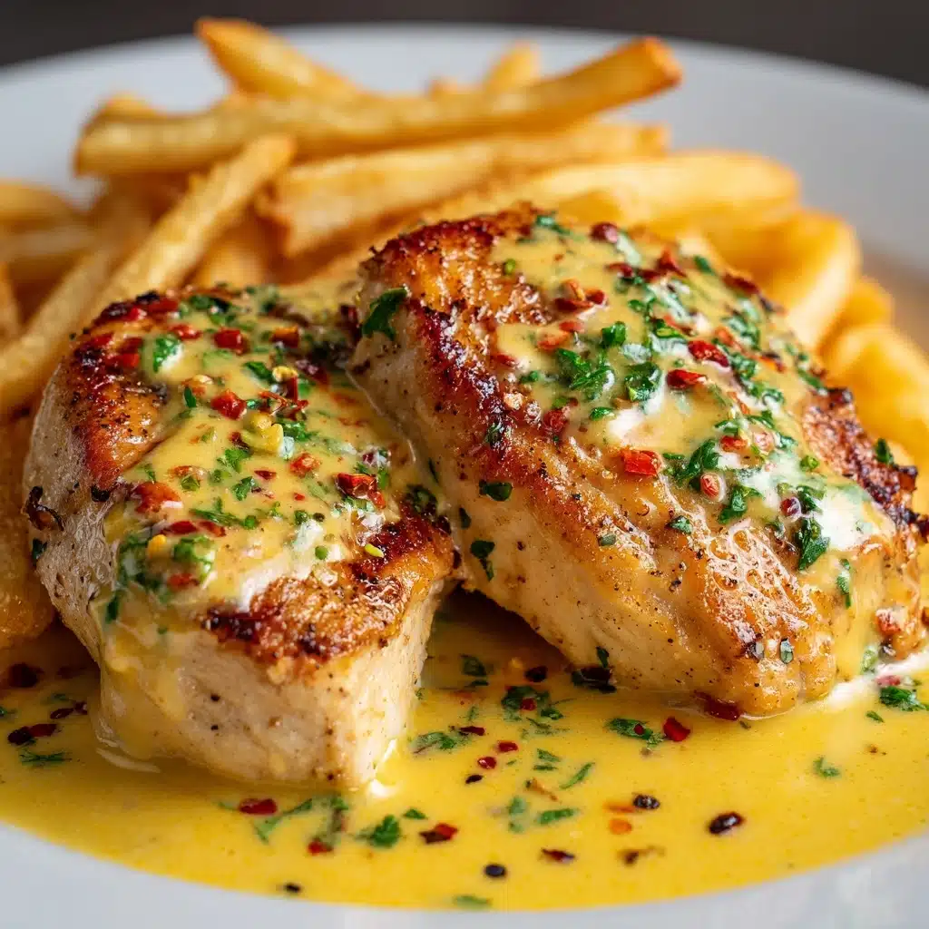 Chicken Fillet in Spicy, Creamy Garlic-Parmesan Sauce Recipe - Recipe Image