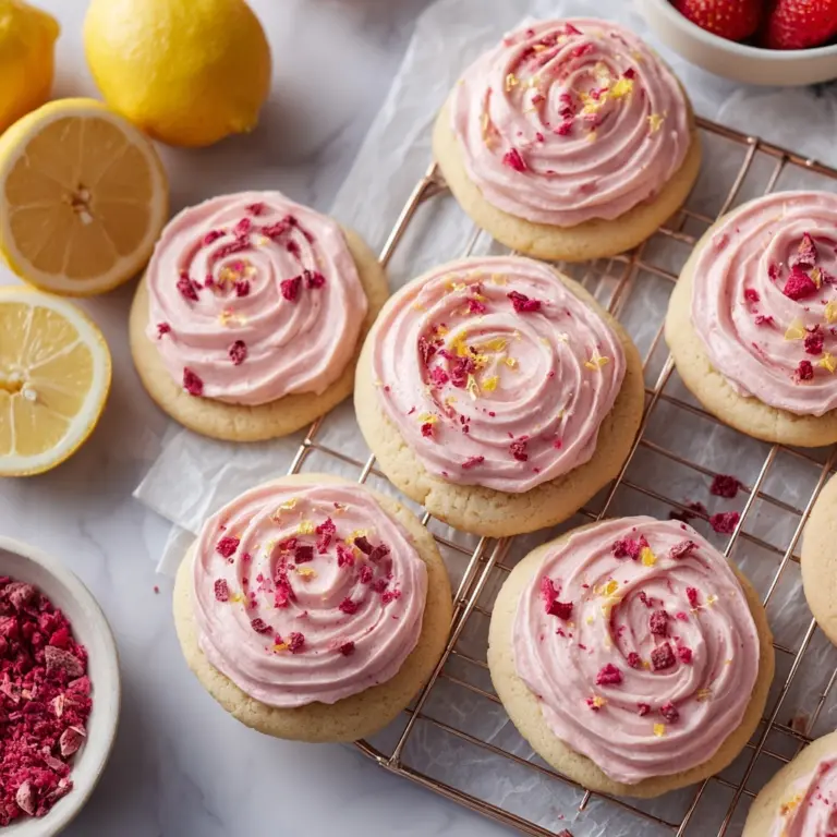 Strawberry Lemonade Cookies Recipe