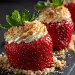 Cheesecake Stuffed Strawberries Recipe