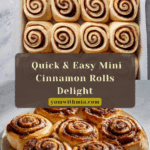 Mini Cinnamon Rolls with Crescent Dough Recipe