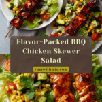 BBQ Chicken Skewer Salad Recipe