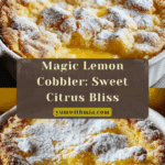 Magic Lemon Cobbler: A Sweet, Tangy Dessert Delight Recipe