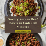 Korean Beef Bowl Recipe