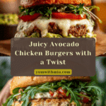 Avocado Chicken Burgers Recipe