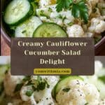 Cauliflower Cucumber Salad Recipe