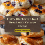 Fluffy Cottage Cheese Blueberry Cloud Bread Recipe