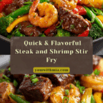 STEAK AND SHRIMP STIR FRY Recipe