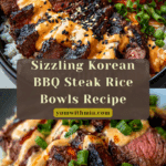 Korean BBQ Steak Rice Bowls Recipe