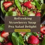 Strawberry, Snap Pea, and Mixed Green Salad Recipe