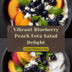 Blueberry Peach Feta Salad Recipe