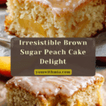 Brown Sugar Peach Cake Recipe