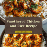 Smothered Chicken and Rice Recipe