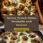 French Onion Meatballs Recipe