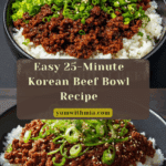 Korean Ground Beef Bowl (25-Minutes) Recipe