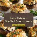 Chicken Stuffed Mushrooms Recipe