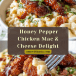 Honey Pepper Chicken Mac and Cheese Recipe