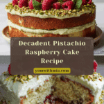 Pistachio Raspberry Cake Recipe