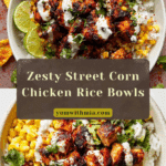 Street Corn Chicken Rice Bowl Recipe