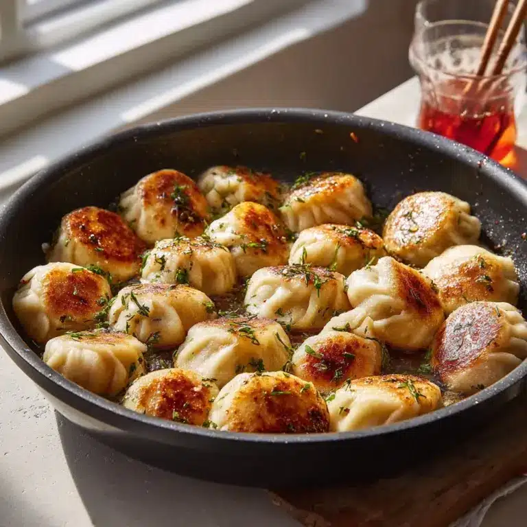 Crispy Pan-Fried Dumplings: A Homemade Delight Recipe