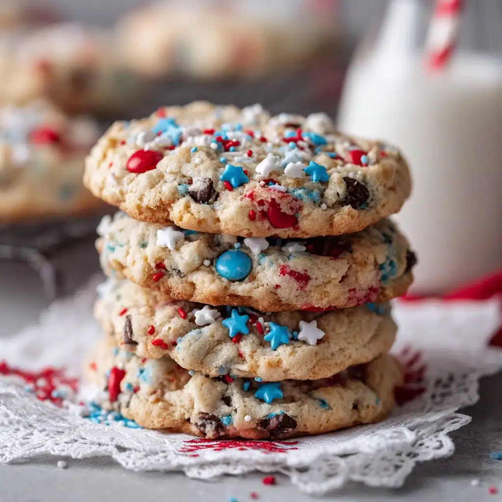 4th of July Fireworks Cookies Recipe - Recipe Image