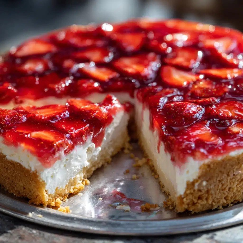 GLAZED STRAWBERRY FRUIT PIZZA RECIPE - Recipe Image