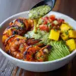 owls with Mango Salsa & Lime-Chili Sauce Recipe
