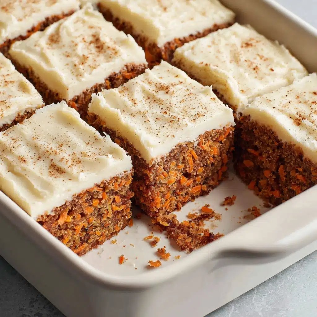 Carrot Cake Bars Recipe - Recipe Image