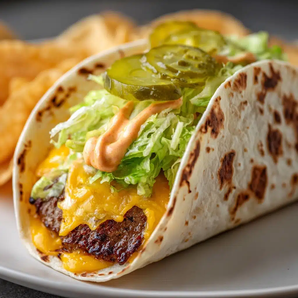 Smash Burger Tacos Recipe - Recipe Image