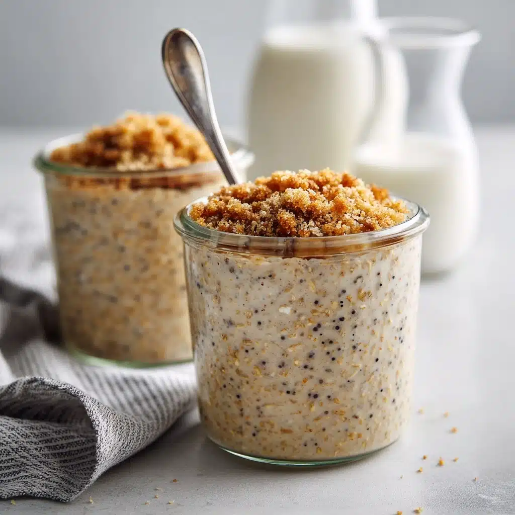Brown Sugar Shaken Espresso Overnight Oats Recipe - Recipe Image