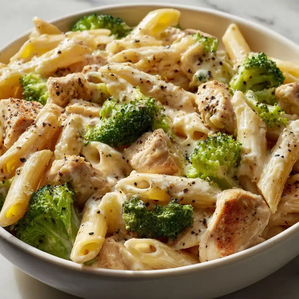 Creamy Broccoli and Chicken Penne Recipe - Recipe Image