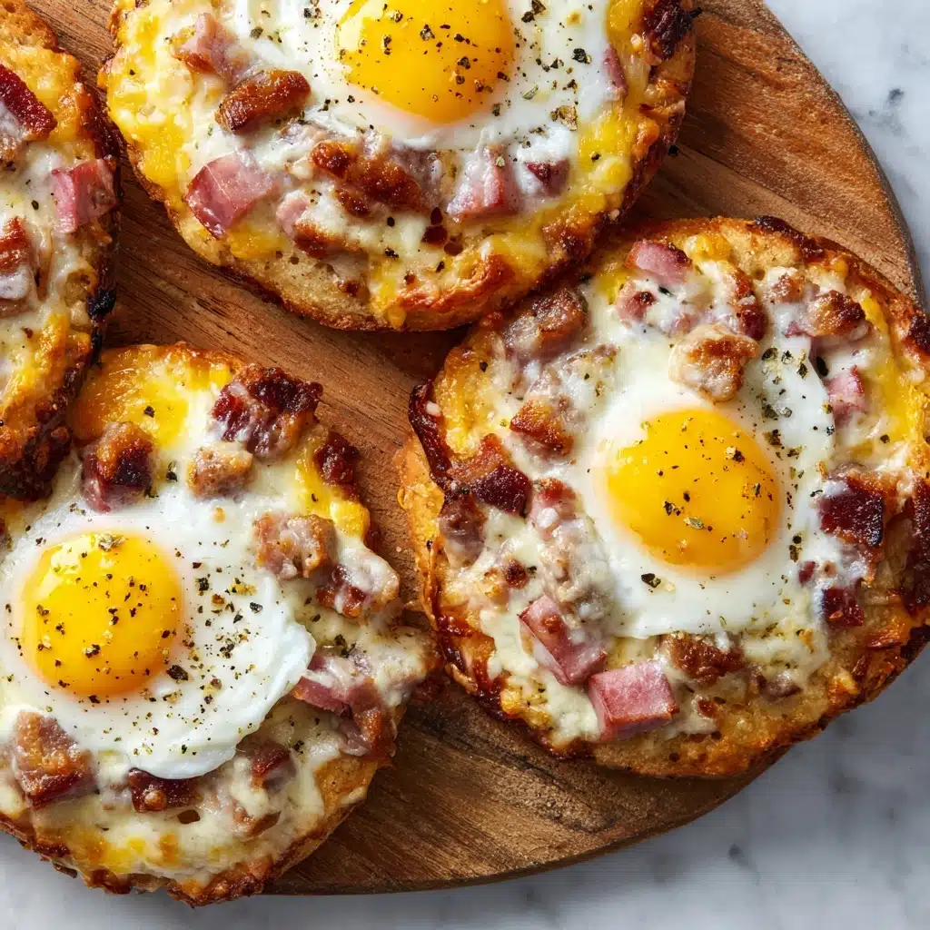 English Muffin Breakfast Pizza Recipe - Recipe Image