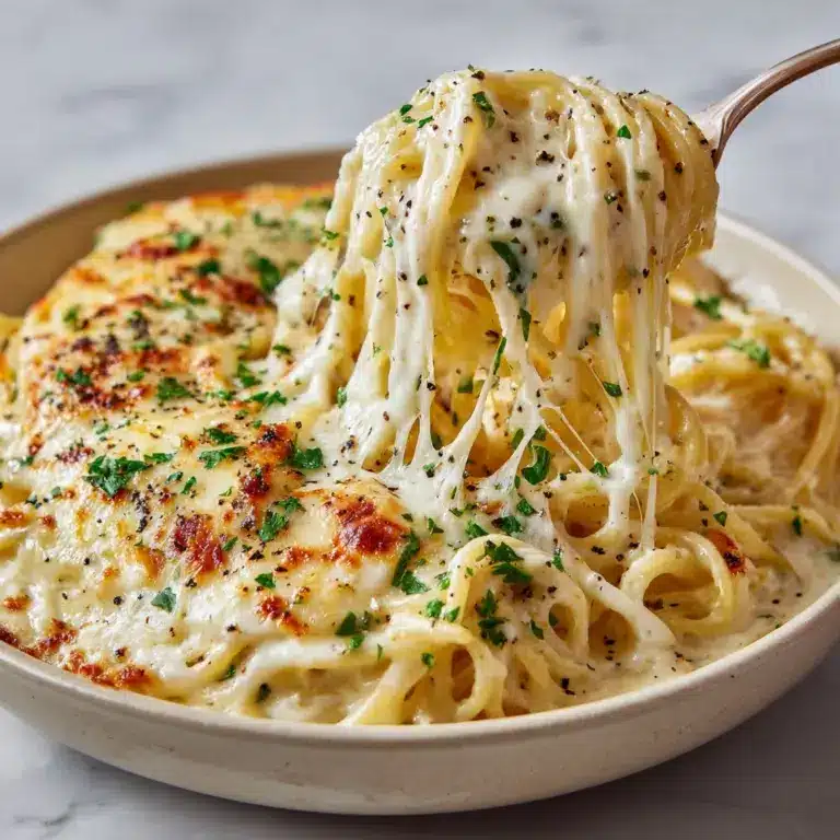 Cheesy Garlic Parmesan Spaghetti Recipe