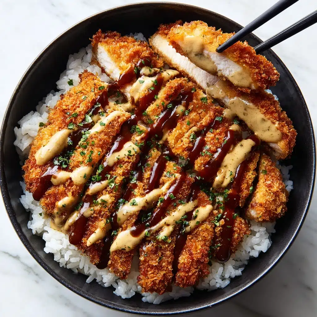 Japanese Katsu Bowls with Tonkatsu Sauce Recipe - Recipe Image