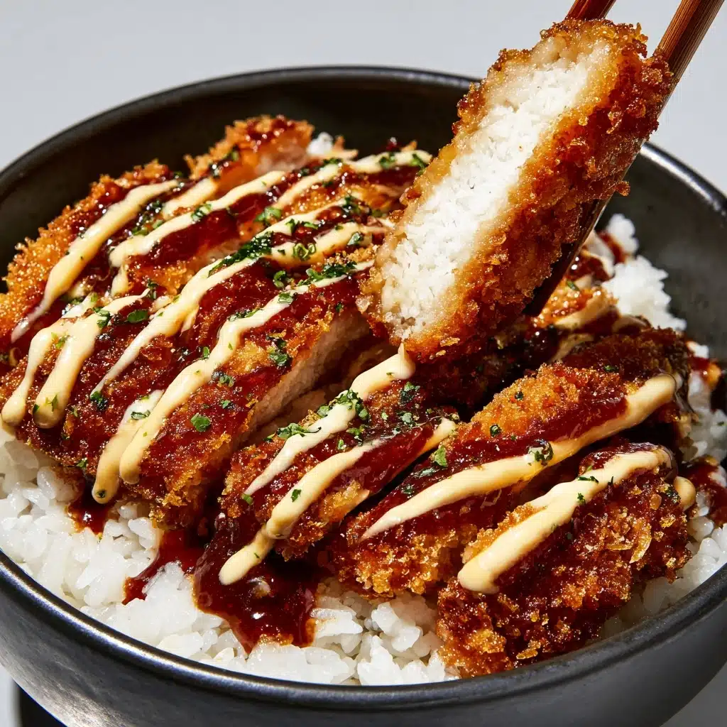 Japanese Katsu Bowls with Tonkatsu Sauce Recipe - Recipe Image