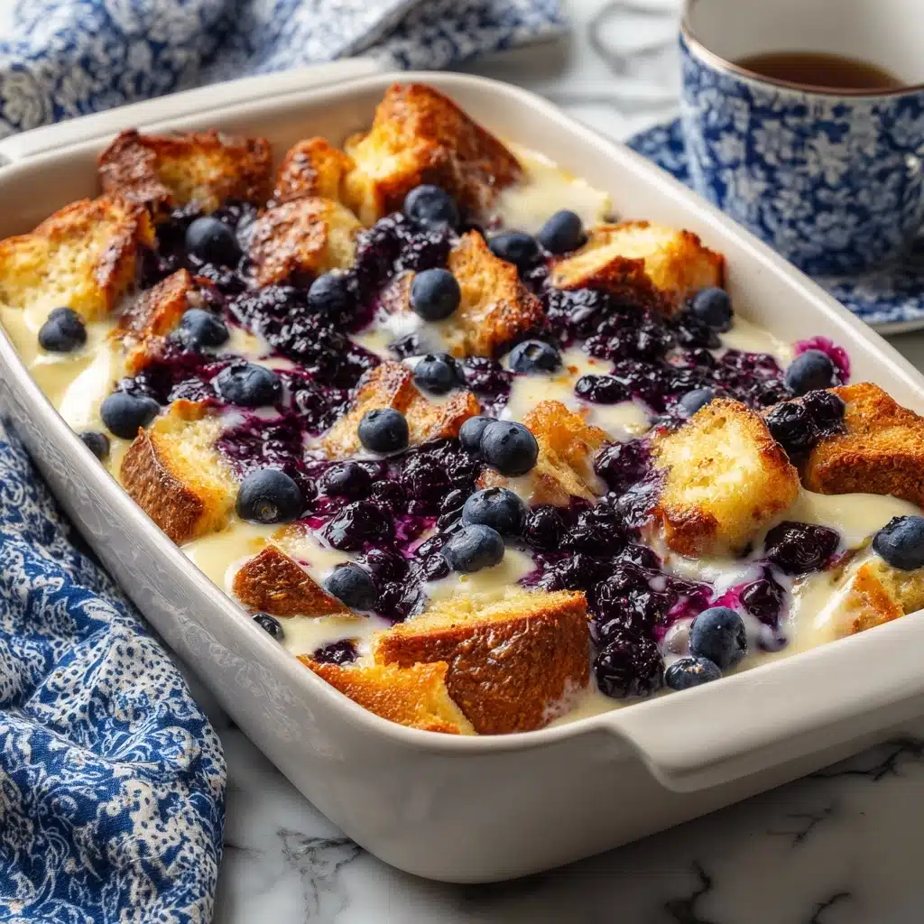 Overnight Blueberry French Toast Casserole Recipe - Recipe Image