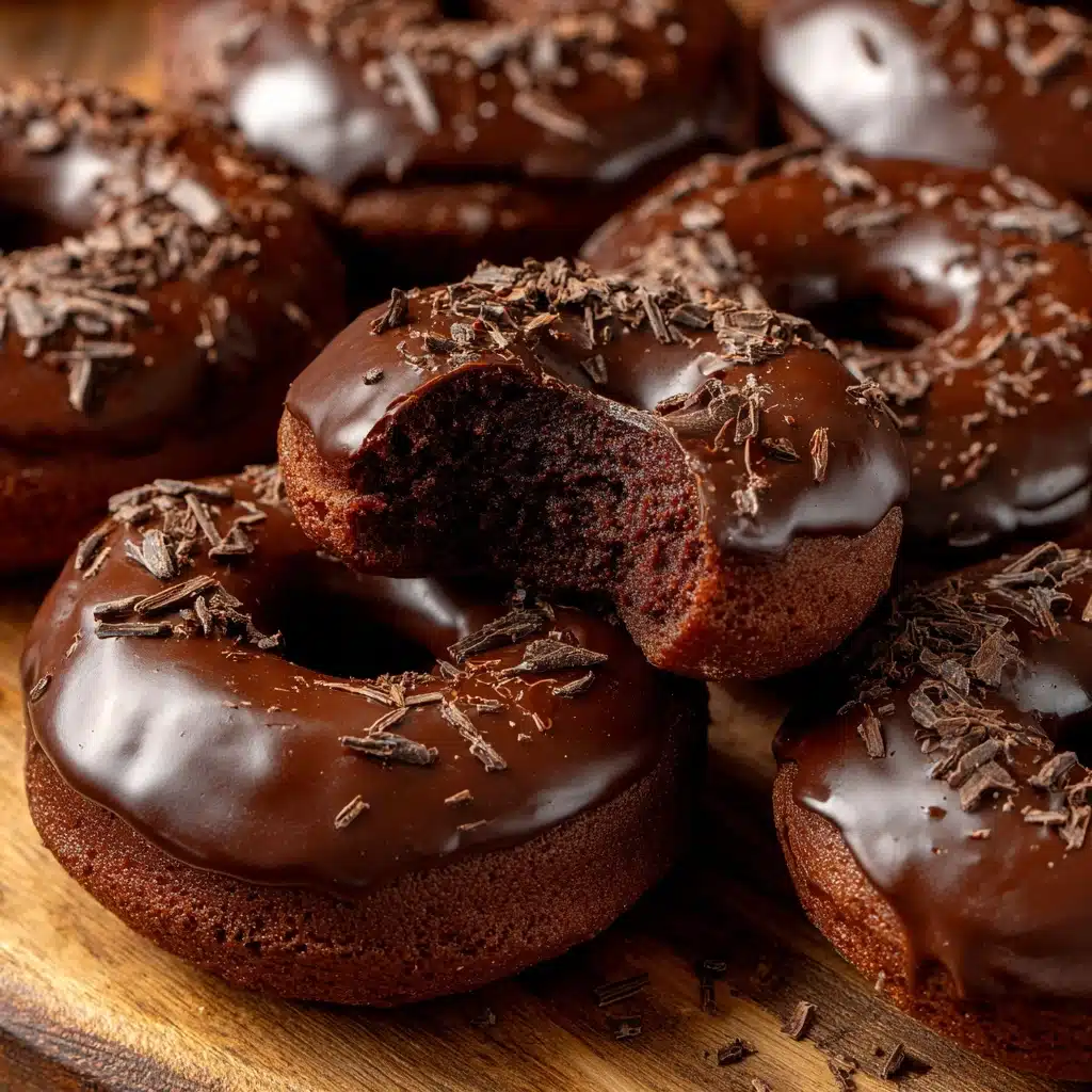 Double Chocolate Donuts Recipe - Recipe Image