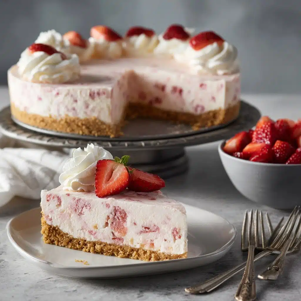 No-Bake Strawberry Cheesecake Recipe