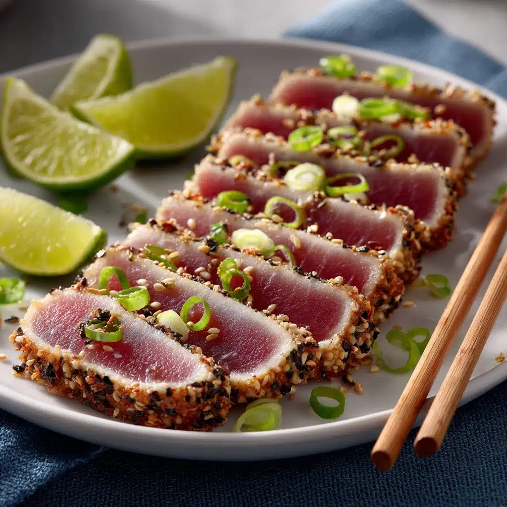 Six-Minute Seared Ahi Tuna Steaks Recipe - Recipe Image